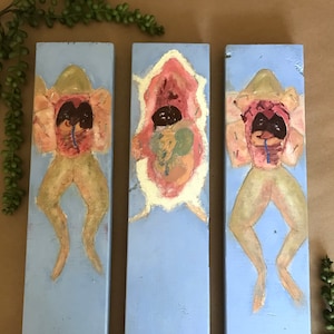 Sezierte Frosch- und Mausmalerei ~ Medizin / Tierrechte / Vivsection / Dissection Ratte Art