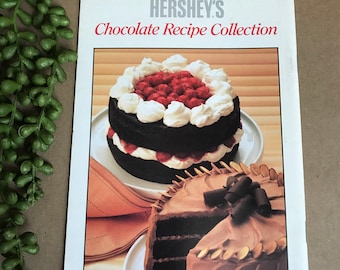 Hershey’s Chocolate Recipe Collection Booklet ~ Vintage 1989 Recipe Cards