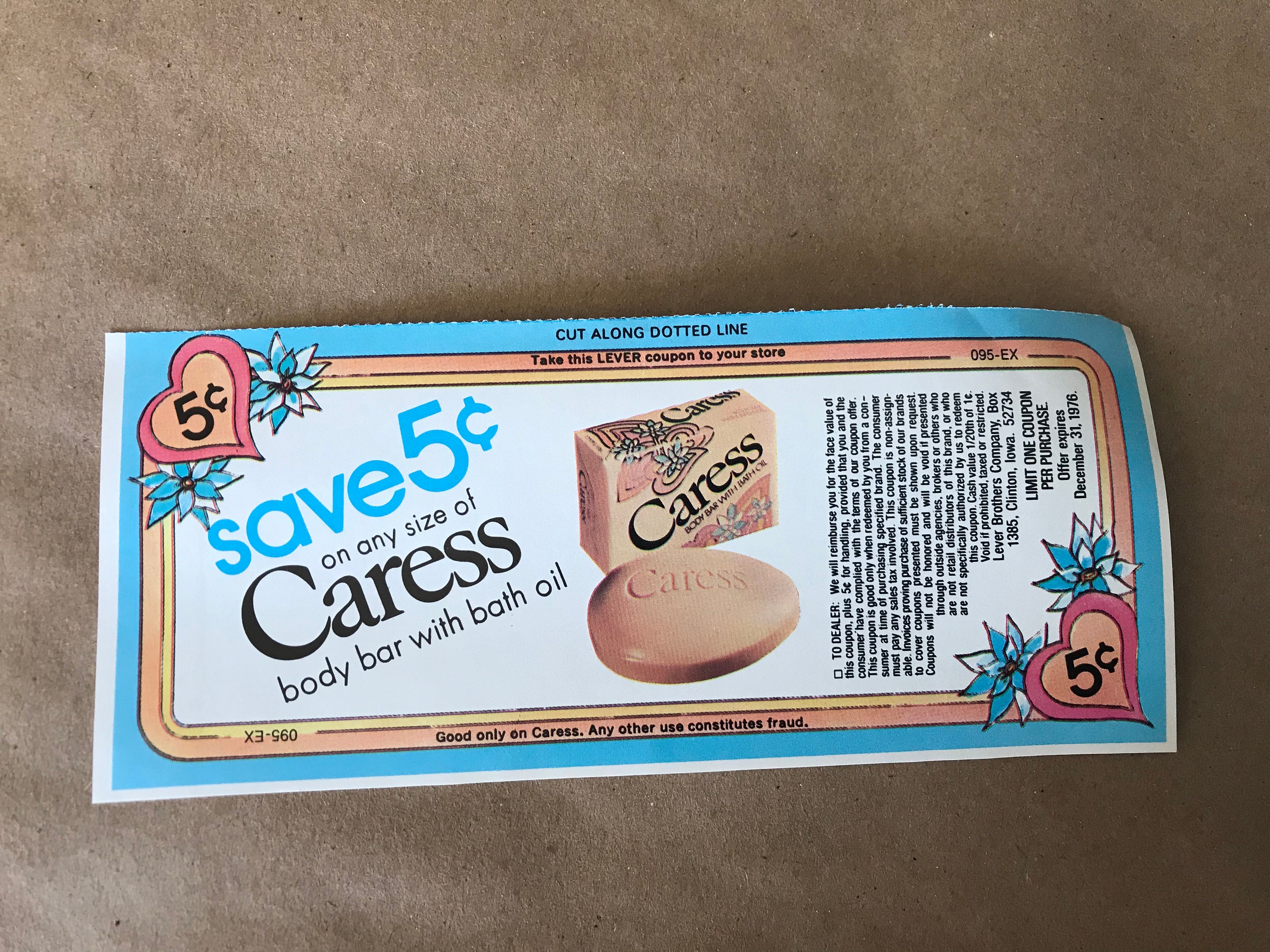 Vintage Caress Bar Soap Coupon Save .05 Cents Exp Dec. - Etsy Finland