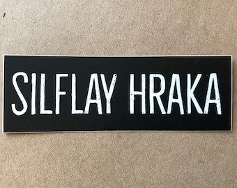 Silflay Hraka ~ Watership Down Quote Vinyl Sticker ~ Book Nerd / Rabbit / Eat Sh*t