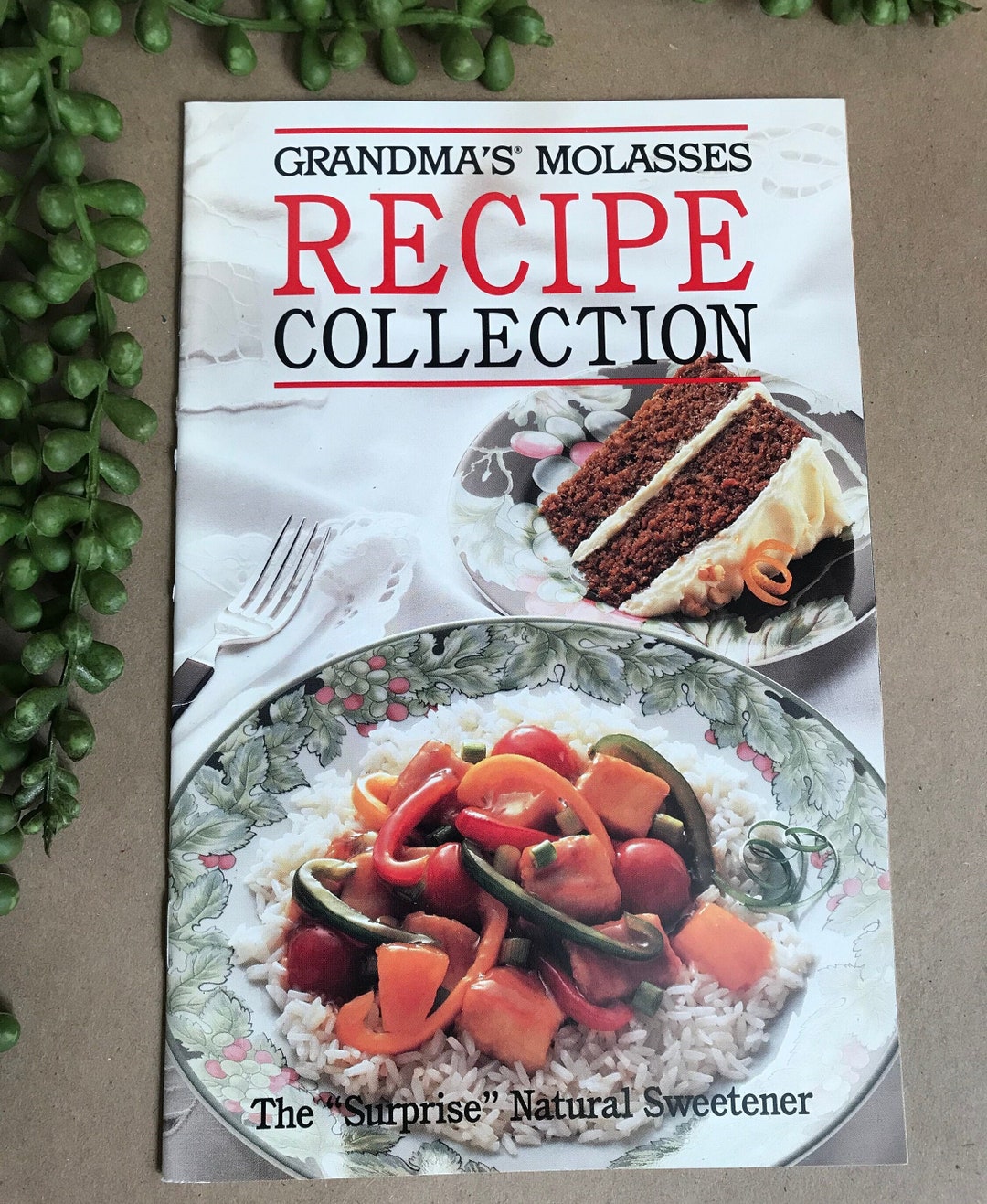 Grandmas Molasses Recipe Collection Vintage 1989 Cookbook / Booklet
