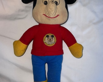 Vintage Knockerbocker Mickey Mouse 1976 Soft Toy