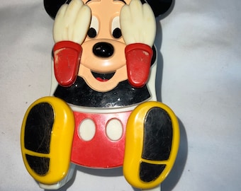 Vintage Mickey Mouse Wind Up Music Illco