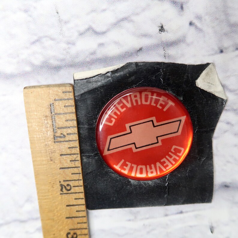 Vintage Round Sticker Chevrolet Hubcap Emblem B4a Etsy