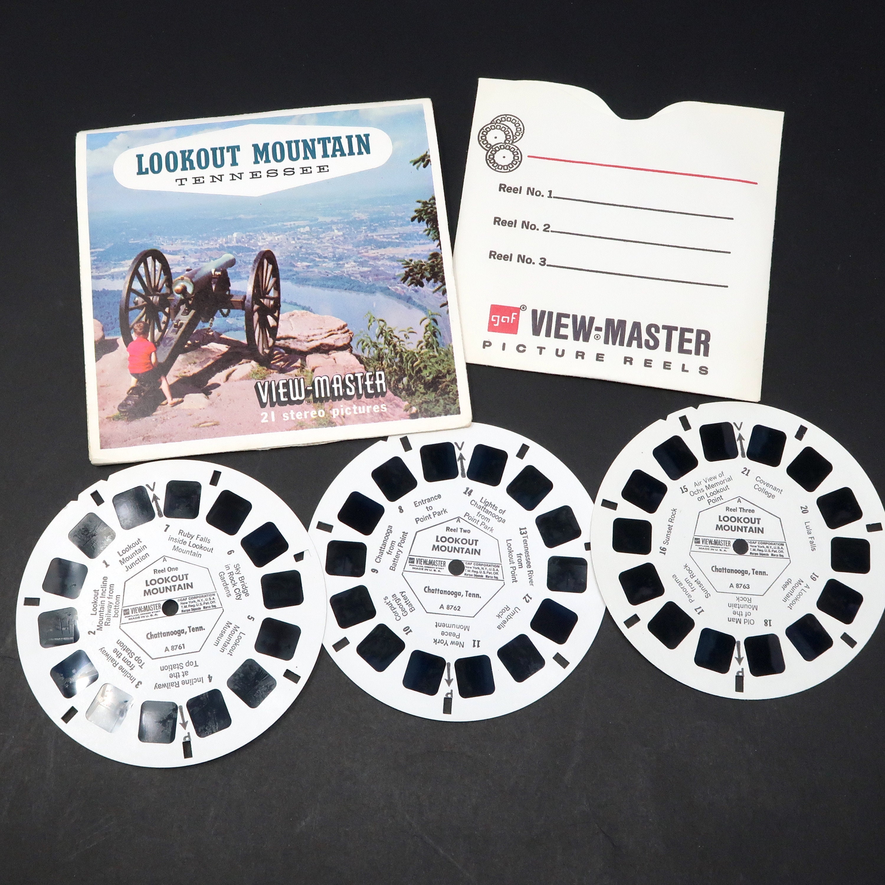  Lookout Mountain, Tennessee - Classic ViewMaster - 3 Reels on  Card- New : Toys & Games