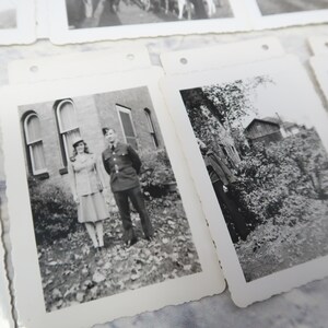 Lot of 11 Vintage Photos 1940s Country Farming Cows Young People Rural Ontario n1 image 7