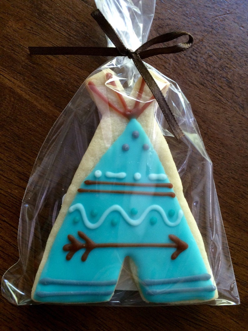 Teepee & Arrow Cookies perfect party cookies Etsy