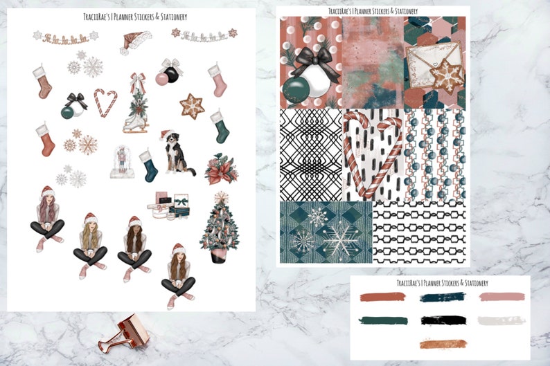 Christmastime Vertical /& Happy Planner Deluxe Kit