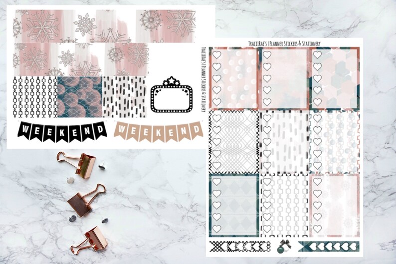 Christmastime Vertical /& Happy Planner Deluxe Kit