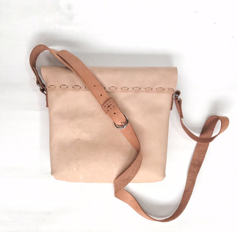 CAMILLE Leather Sling Bag Crossbody Leather Bag Minimalist Etsy