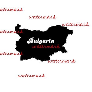 Bulgaria PNGs with Country Names