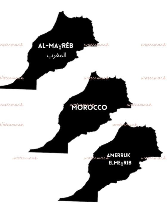 Marrakech Names Morocco PNG With Country Names - Etsy