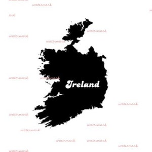 Ireland PNGs with Country Names
