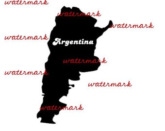 Argentina PNGs with Country Name