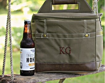 The COMBAT COOLER - Beer Cooler Bag Personalized Groomsmen Gifts - Wedding Party Gift - Groomsman Gift - Gifts for Him - Wedding party Gifts