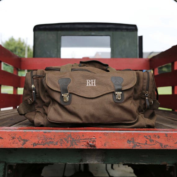 Personalized Canvas Weekender Travel Bag