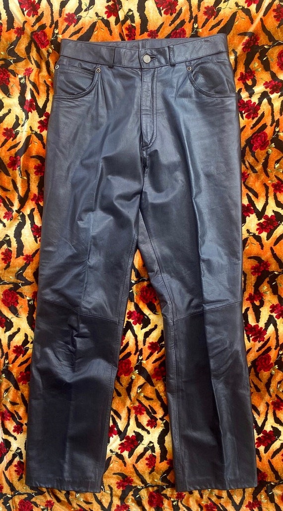 1980s Wilsons Leather Center Pleated Trousers size