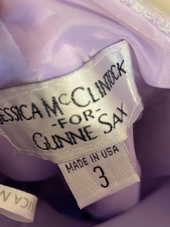1990s GUNNE SAX by Jessica McClintock Lavender St… - image 3