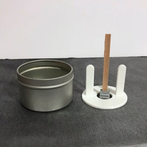 Single Wick Centering Tool for 4oz Tin Wood Wick Cotton Wick DIY Candles 