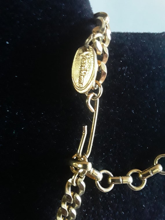 Vintage Vendome Gold Necklace - image 3
