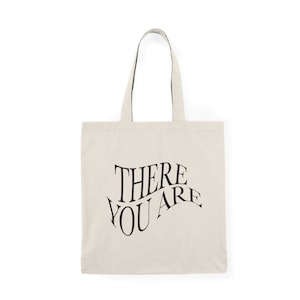 There You Are Sebastian Warp Canvas / Book Tote Bag - cute, book bag, Sebastian, Legacy, wizard, bookish, gamer tote, gaming, wand