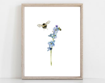 A3 Bee Print Dictionary Wall Art Picture Anniversary Gift Idea Love Quote Framed 