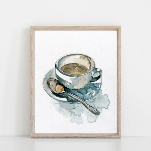 Set of 3 Kitchen Prints Coffee Print Set Kitchen Art Prints Etsy