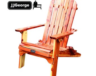 JJGeorge - Folding Adirondack Chair - best adirondack chair