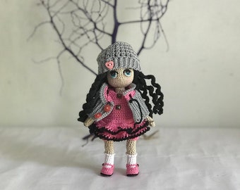 Crochet Doll Pattern, 6 Inch Amigurumi Doll (PDF Pattern)