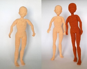 Crochet Doll Body Pattern: Amigurumi Man (PDF DOWNLOAD)