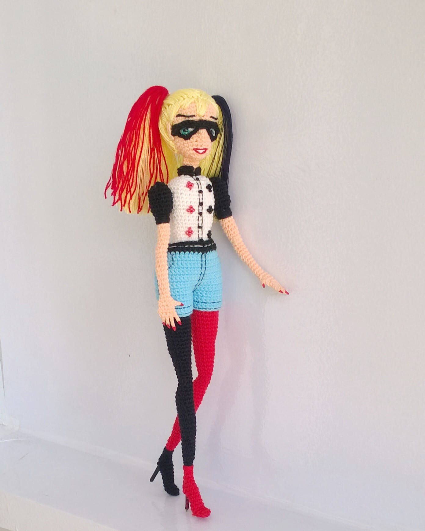 Harley Quinn Doll Pattern Doll Amigurumi Doll Crochet 212 Etsy Canada