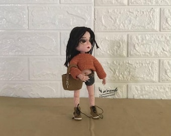 Lati Doll Crochet Pattern, 8 Inch Amigurumi (PDF Pattern)
