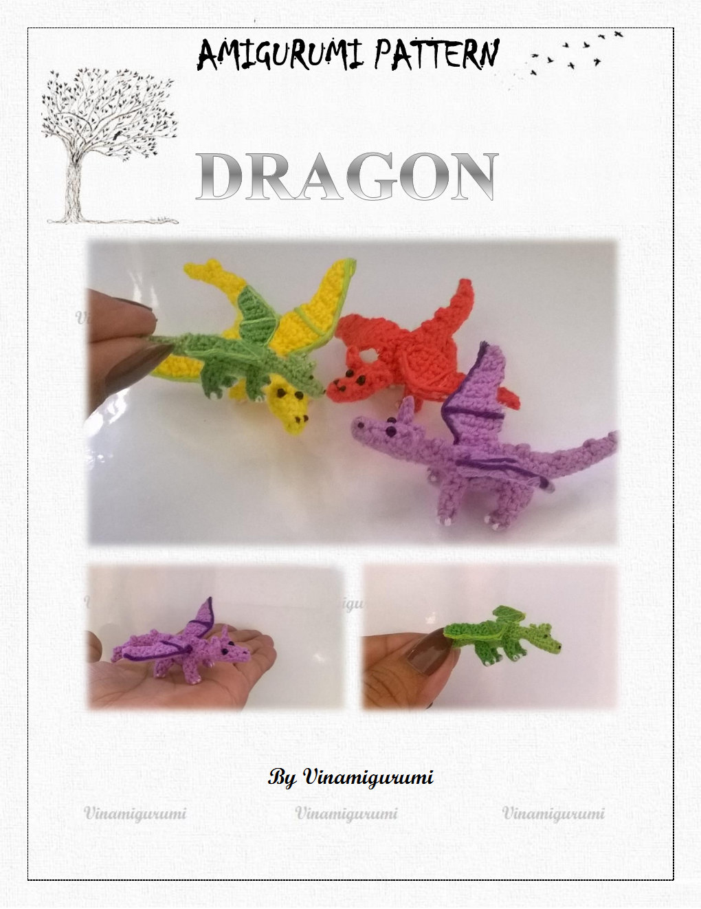 Мини дракон амигуруми схема. Игрушки для начинающих вязание крючком миниатюра дракончик.