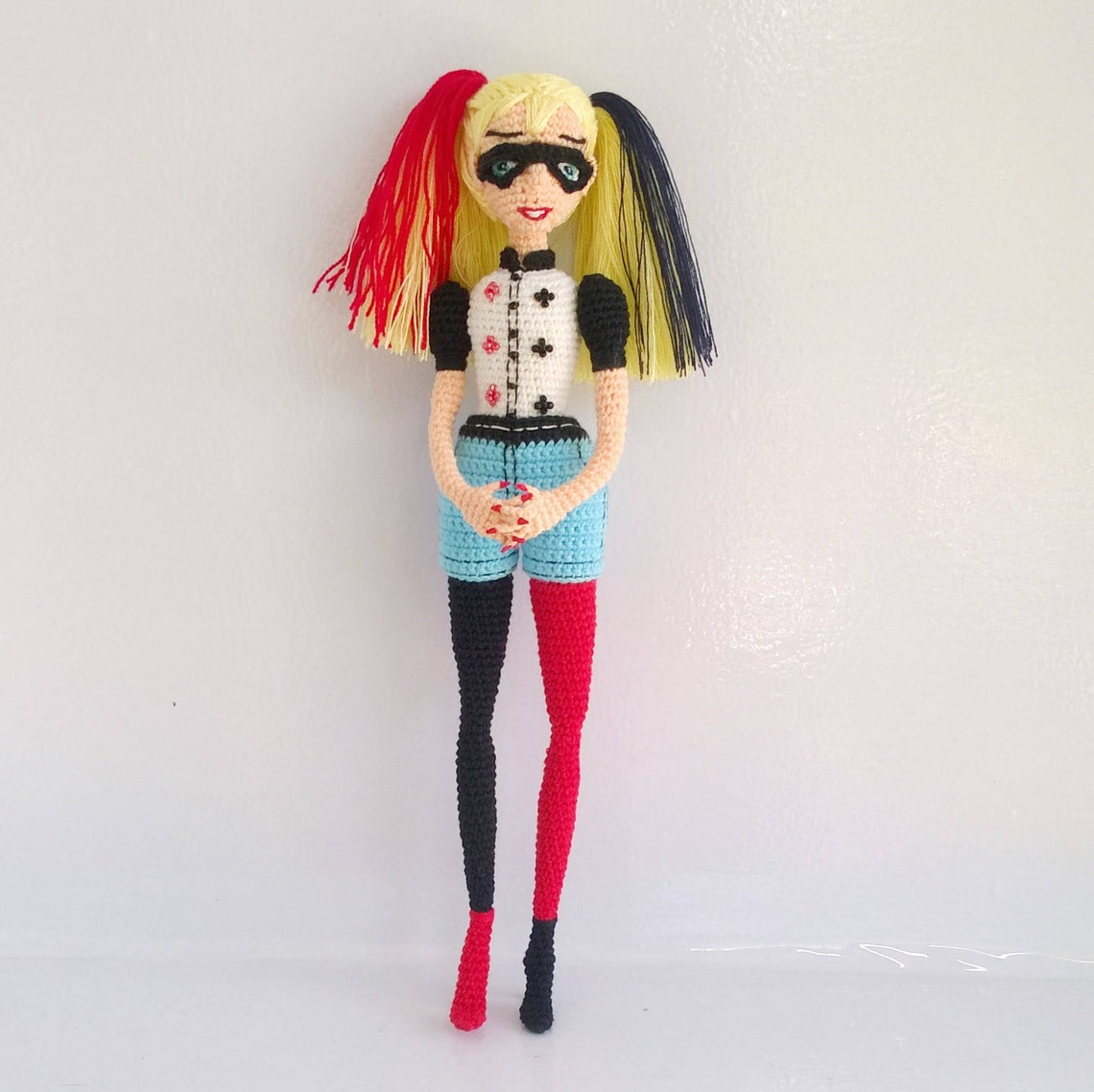 Harley Quinn Doll Pattern Doll Amigurumi Doll Crochet 212 Etsy Canada