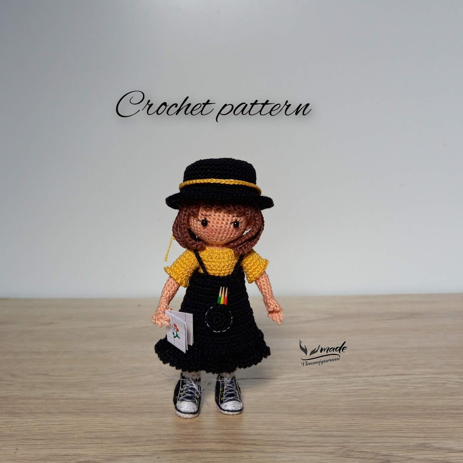 Modèle de poupée amigurumi Dalle dol #2422