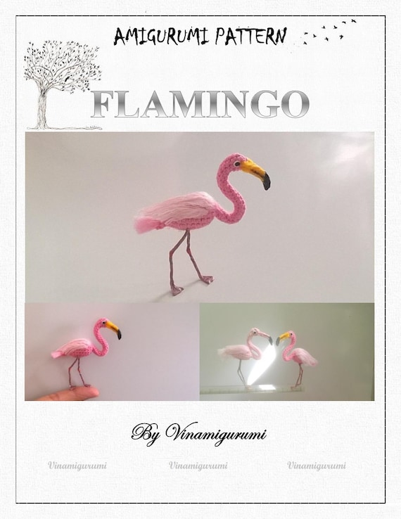 Matron kralen zuiger Mini Flamingo patroon miniatuur amigurumi dieren haak-PDF | Etsy Nederland