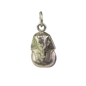 Vintage 800 Silver Egyptian Pharaoh King Tut Charm