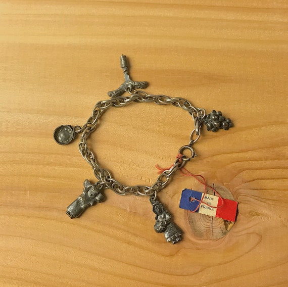 アクセサリー FRENCH VINTAGE charm bracelet Vintage Sterling 