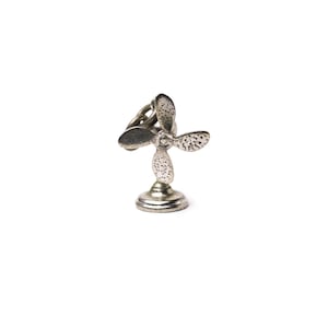 Vintage Sterling Silver Blade Fan Bracelet Charm