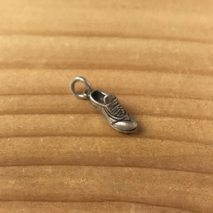 Vintage Sterling Silver Soccer Shoe Bracelet Charm