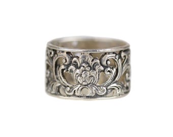 ヴィンテージハートリング American vintage ring QT silver