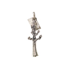 Vintage Sterling Silver Bell Trading Post Redwood Charm w/ Trees of Mystery Tag
