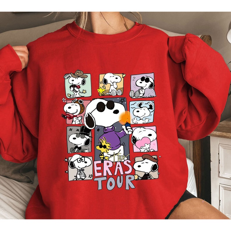 The Snoopy Era Tour Shirt, the Snoopy Taylor Swift Era Tour Sweatshirt ...