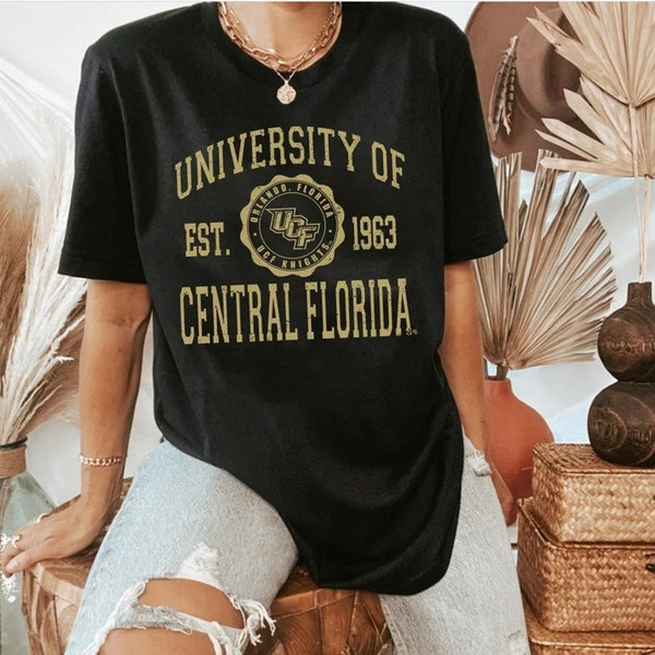 Vintage Florida Football EST 1963 Logo T-Shirt, Florida EST 1963 Sweatshirt, Central Florida Shirt, College, Unisex T-shirt Crewneck Hoodie