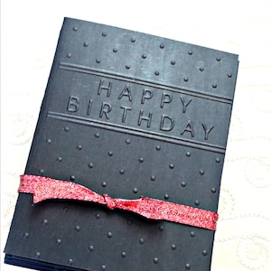Embossed Cards, Birthday Cards Embossed, Embossed stationery, Embossed Card Set, Happy Birthday card, Embossed Birthday Cards, Handmade card