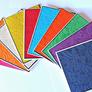 Embossed Cards, Notecards set, Blank cards set, Spring cards, Embossed Cards Set, All occasion cards, Note Card Blank, Boxed embossed card
