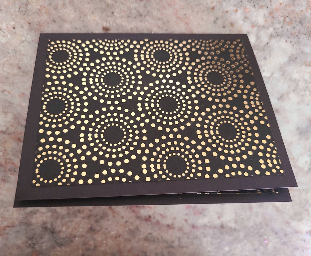 Boxed Note Cards, Boxed Cards, Blank Cards Set, Golden Cards Set