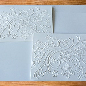 Embossed Holiday Cards, Boxed Christmas Cards, Holiday Cards set, Embossed Christmas cards, Christmas Cards set, Holiday Card, embossed card image 6