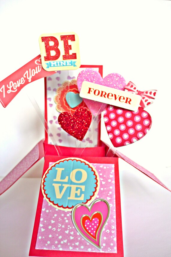 anniversary card for wife 3d pop up card box card birthday etsy anniversary card for wife