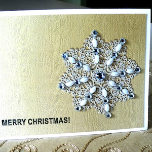 Christmas Cards, holiday cards, snowflake card, unique holiday cards, winter cards, xmas card, snowflakes card, christmas greetings